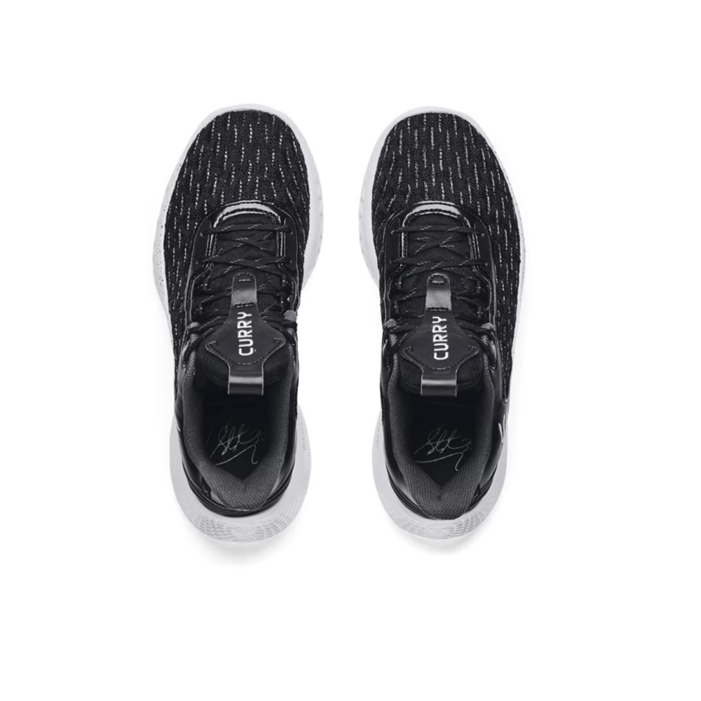 🎆NIB-Youth 4 Curry Flow 9 NEW IN BOX - black/black/white (youth size 4) - Picture 2 of 10